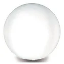 HEITRONIC Lampe à boule MUNDAN grand, rond, avec prise de courant E27 IP44, blanche 