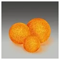 HEITRONIC Lampe à boule MUNDAN petit, rond, avec prise de courant E27 IP44, terre cuite 