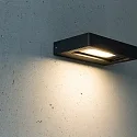 HEITRONIC LED Outdoor luminaire CORDOBA Wall spot, 12W, 90°, 3000K, 600lm, IP54, anthracite