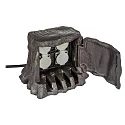 HEITRONIC Colonne de prises WOODBLOCK 4 fois, marron