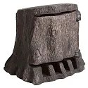 HEITRONIC Colonne de prises WOODBLOCK 4 fois, marron
