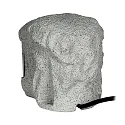 HEITRONIC Colonne de prises PIEDRA 4 fois, gris