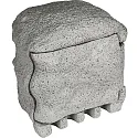Colonne de prises PIEDRA 4 fois, gris