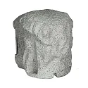 HEITRONIC Colonne de prises PIEDRA 4 fois, gris