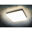 HEITRONIC Applique et plafonnier PRONTO angulaire IP54, blanche 