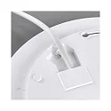 HEITRONIC Applique et plafonnier PRONTO angulaire IP54, blanche 