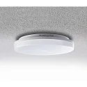 HEITRONIC Applique et plafonnier PRONTO grand, rond IP54, blanche 