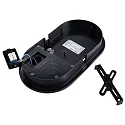 HEITRONIC Applique et plafonnier TOLEDO IP65, noir  