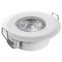 Spot DL7202 rigide IP44, blanche gradable