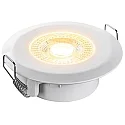 Spot DL7202 rigide IP44, blanche gradable