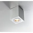 HEITRONIC Downlight ADL8001 angulaire, pivotant GU10 IP20, aluminium brossé gradable