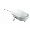 HEITRONIC Applique et plafonnier BODRUM IP54, gris 
