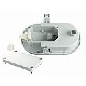 HEITRONIC Applique et plafonnier BODRUM IP54, gris 