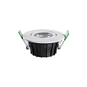 HEITRONIC Plafonnier extérieur DL8002 CCT Switch, pivotant à la cardan IP65, blanche gradable