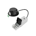 HEITRONIC Plafonnier extérieur DL8002 CCT Switch, pivotant à la cardan IP65, blanche gradable