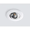 HEITRONIC Plafonnier extérieur DL8002 CCT Switch, pivotant à la cardan IP65, blanche gradable