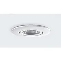 HEITRONIC Plafonnier extérieur DL8002 CCT Switch, pivotant à la cardan IP65, blanche gradable