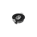 HEITRONIC Downlight DL6809 pivotant, rotatif, Dim-To-Warm IP44, noir  gradable