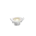 HEITRONIC Downlight DL6809 pivotant, rotatif, Dim-To-Warm IP44, noir  gradable