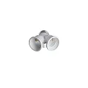HEITRONIC Adaptateur DUO 2 voies, blanche