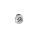 HEITRONIC Adaptateur CERAMICS E27 ON GU10 1 voie, blanche