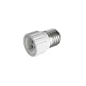 HEITRONIC Adaptateur CERAMICS E27 ON GU10 1 voie, blanche