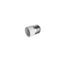 Adaptateur CERAMICS E27 ON E14 1 voie, blanche
