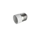 HEITRONIC Adaptateur CERAMICS E27 ON E14 1 voie, blanche