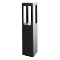 Luminaire en forme de borne TOSKANA II carré, commutable, reculer IP65, anthrazit 
