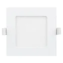 HEITRONIC Plafonnier encastré LE MANS carré IP44, blanche gradable