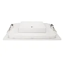 HEITRONIC ceiling recessed luminaire LE MANS square IP44, white dimmable