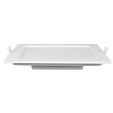 HEITRONIC ceiling recessed luminaire LE MANS square IP44, white dimmable
