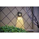 HEITRONIC Lampe murale solaire MELILLA Bas, avec capteur IP54, anthrazit 