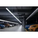 HEITRONIC Luminaire pour locaux humides SNAKE 120CM résistant aux chocs, commutable IP65, blanc mat 