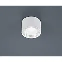 Luminaire de plafond KARI rond IP30, blanc mat gradable