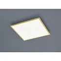 Luminaire de plafond RACK angulaire IP20, satiné, feuille d'or gradable