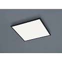 Luminaire de plafond RACK angulaire IP20, satiné, noir mat gradable