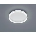 Luminaire de plafond SONA rond IP20, satiné, blanc mat gradable