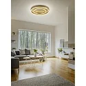 Helestra Luminaire de plafond SONA rond IP20, satiné, noir mat gradable