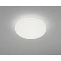 Helestra Luminaire de plafond KYMO 36 IP44, chrome, satiné 
