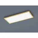 Luminaire de plafond RACK IP20, satiné, feuille d'or gradable