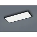 Luminaire de plafond RACK IP20, satiné, noir mat gradable