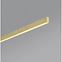Helestra Luminaire à suspension LOOPY direct, avec diffuseur IP20, or mat gradable