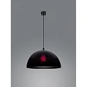 Luminaire à suspension DORO E27 IP20, noir mat