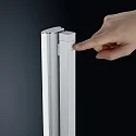 Helestra Lampadaire VENTA IP30, chrome, nickel mat, satiné, anodisé gradable