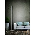 Helestra Lampadaire VENTA IP30, chrome, nickel mat, satiné, anodisé gradable
