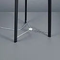 Helestra Lampadaire CERTO E27 IP20, anthrazit, chrome, noir, anodisé