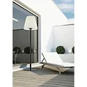 Helestra Lampadaire d’extérieur MORIS-XL avec interrupteur, avec prise de courant E27 IP44, graphite 