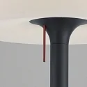 Helestra Lampadaire d’extérieur MORIS-XL avec interrupteur, avec prise de courant E27 IP44, graphite 
