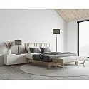 Helestra Lampadaire OPPO avec abat-jour, avec chaîne d'interrupteur à tirette E27 IP20, noir mat, chrome noir 